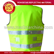 Washable reflective security vests